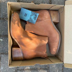Tom's Tan Leather Esme Boot